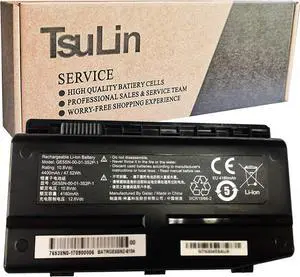 TsuLin GE5SN-03-12-3S2P-1 Laptop Battery Compatible with MECHREVO X7Ti X7Ti-s X6Ti-s Series Notebook GE5SN-00-01-3S2P-1 10.8V 47.52Wh 4400mAh