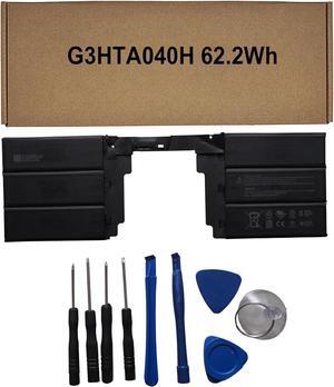 Andglim IZKROR G3HTA040H 62.2Wh 5473mAh Battery Replacement for Microsoft Surface Book 2 Gen 15 Inch Series Laptop Keyboard G3HTA041H 11.36V