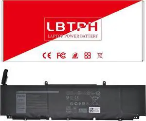 XG4K6 97Wh 11.4V Laptop Battery Replacement for Dell XPS 17 9700 9710 9720 Precision 5750 5760 5770 Series 001RR3 01RR3 0F8CPG F8CPG 5XJ6R P92F001 P92F