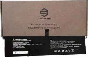 JIAZIJIA R15B01W Laptop Battery Replacement for Xiaomi Pro 15.6 inch Series Notebook Black 7.6V 60.4Wh 7900mAh