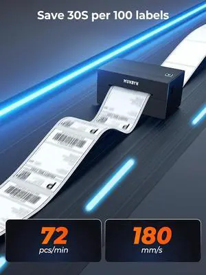 MUNBYN 130B Bluetooth Thermal Label Printer+2 Inch Circle Thermal Sticker Labels+Shipping Label Holder MUNBYN 130B Bluetooth Thermal Label Printer+2 Inch Circle Thermal Sticker Labels+Shipping Label Holder