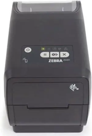 Ze bra Thermal Transfer Printer (74M) ZD411; 203 dpi, USB, USB Host, Modular Connectivity Slot, BTLE5, US Cord, Swiss Font, EZPL