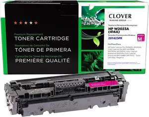 Clover Remanufactured Toner Cartridge (Reused OEM Chip) Replacement for HP 414A (W2023A) | Magenta