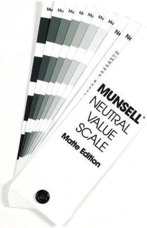 Pantone Munsell Neutral Value Scale - Matte Finish | Gray Scale Values in Quarter Step Intervals | M50135