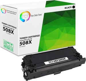 TCT Premium Compatible Toner Cartridge Replacement  508X CF360X Black High Yield works with HP Color LaserJet Enterprise M552 M553 MFP M577 Printers (12,500 Pages)