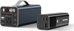 150W Portable Power Station&140W Power Bank Laptop Charger Battery Backup for Outdoor Camping Home Emergency, Power Supply for iPhone 15/14 Series, MacBook, iPad, Samsung, AirPods