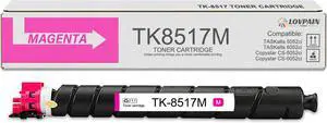 TK-8517 TK8517 Toner Cartridge (1-Pack, Magenta) - Lovn Compatible TK-8517M Toner Cartridge (Up to 20,500 Pages) Replacement for Kyocera Copystar CS-5052ci CS-6052ci & TASKalfa 5052ci 6052ci Printer