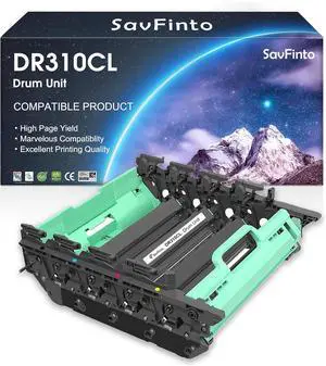 Ennovor DR310CL DR-310CL Imaging Drum Unit Replacement for Brother DR310 Drum for HL-4150CDN, HL-4570CDW, HL-4570CDWT, MFC-9460CDN, MFC-9560CDW, MFC-9970CDW Printer (25,000 Pages, B/C/M/Y, 4-Pack
