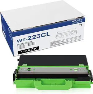 1-Pack WT-223CL Waste Toner Box Replacement for Brother WT223CL WT220CL Waste Toner Box Works with MFC-L3710CW HL-L3270CDW HL-L3210CW HL-L3230CDW HL-L3290CDW MFC-L3750CDW MFC-L3770CDW Printer (Black)