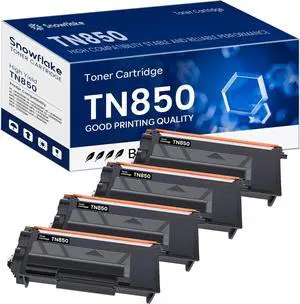 TN-850 TN850 Toner Compatible TN850 High Yield Black Toner Cartridge Replacement for Brother TN-850 MFC-L5850DW MFC-L5700DW MFC-L5900DW MFC-L6900DW MFC-L6800DW Toner (4 Pack).