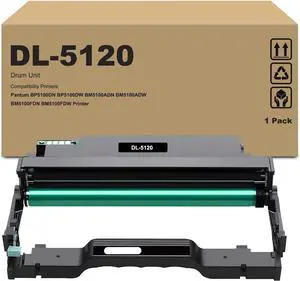 Ennovor BUEGOO 5120 DL-5120 DL5120 Drum Unit Replacement for Pantum TL-5120 Drum Unit for BP5100DN BP5100DW BM5100ADN BM5100ADW BM5100FDN BM5100FDW Printer | 1 Pack, 1 Black