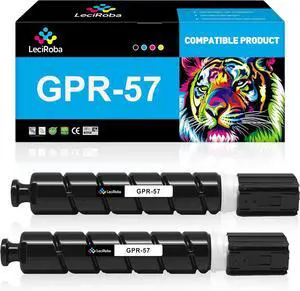 Ennovor LeciRoba GPR-57 GPR57 0473C003 Black High Yield ( 42,100 Pages) Toner Cartridge for Canon imageRUNNER Advance 4525i 4535i 4545i 4551i 4535i 4545i 4551i Printer (2-Pack)