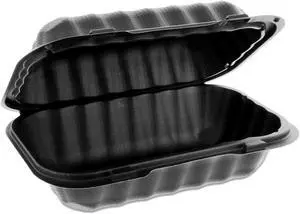 Pactiv Microwave Hinged Lid Containers, 9x6x3.25 YCNB80961000