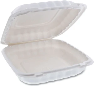 Pactiv Container,H/L,42oz,Wh YCN80901 Pactiv Container,H/L,42oz,Wh YCN80901