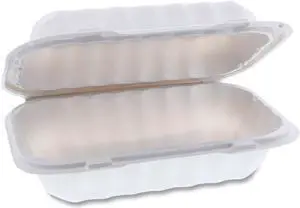Pactiv Evergreen Container,Hoagie,9"x6",Wh YCN80961