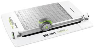 Westcott CarboTitanium Rotary Metal Base Trimmer 10 Sheets Metal 9" x 21" 16718