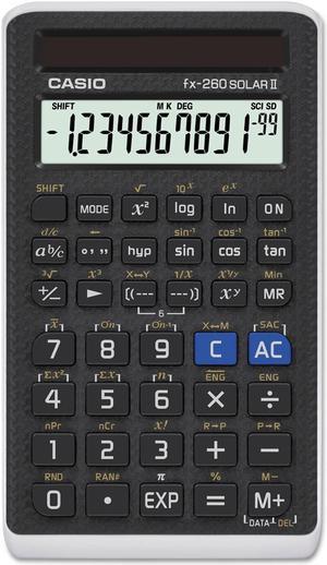 Casio FX-260 Solar All-Purpose Scientific Calculator 12-Digit LCD FX260SLRII
