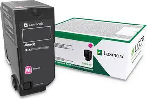 Lexmark 74C0HMG (CS725) High-Yield Toner 12000 Page-Yield Magenta