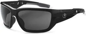 Skullerz BALDR-PZ Safety Glasses Polarized Smoke Lens Black 57031