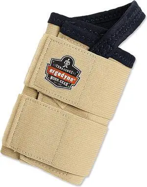 Ergodyne ProFlex 4010 Double Strap Right Wrist Support Large Tan 70126