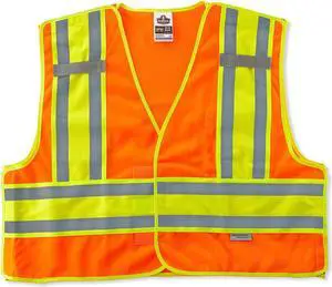 Ergodyne GloWear 8245 Public Safety Vest Orange Small/Medium 23383