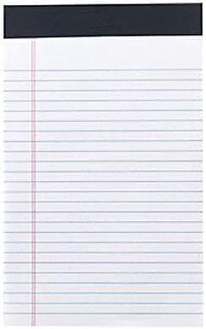 MyOfficeInnovations Notepads 5" x 8" Narrow White 50 Sheets/Pad 12 Pads/Pack 163873