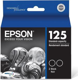 Epson Ink Cartridge 230 Page Yield 2/PK Black T125120D2 Epson Ink Cartridge 230 Page Yield 2/PK Black T125120D2