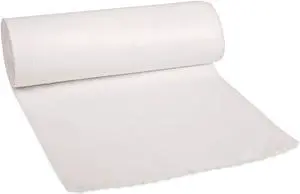 Boardwalk Repro Low-Density Can Liners 55 gal 0.63 mil 38 x 58 White 10 Bags/Roll 10 Rolls/Carton 515