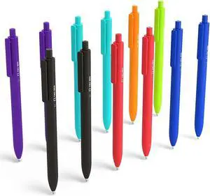 TRU RED Retractable Quick Dry Gel Pens Med Point 0.7mm Asst TR54501