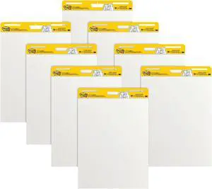 Post-it Super Sticky Easel Pad 25" x 30" White 8/Pack (559-VAD-8PK) 559VAD8PK