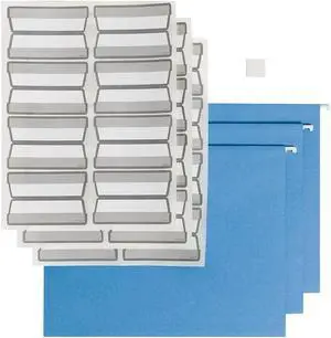 Smead ProTab 10% Recycled Hanging File Folder 3-Tab Letter Size Blue 20/Box (64210)