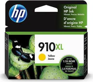 HP 910XL Yellow High Yield Ink Cartridge (3YL64AN#140) print up to 825 pages