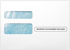 LUX W-2 / 1099 Envelopes 5-3/4" x 8" - Important Tax Document Enclosed 50/Pack 24 lb. White (7489-W2-TAX-50)