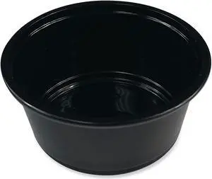 Boardwalk Souffle/Portion Cups 3.25 oz Polypropylene Black 2 500/Carton PRTN325BL