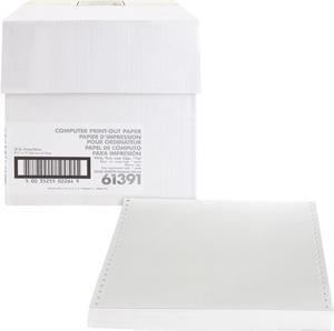 Sparco Computer Paper Plain 20 lb. 9-1/2"x11" 2550 Sht/CT WE 61391