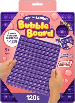 Junior Learning 120s Pop and Learn Bubble Board (JRL677) Junior Learning 120s Pop and Learn Bubble Board (JRL677)