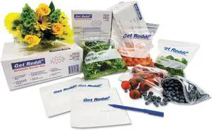 Inteplast Group Get Reddi Food & Poly Bag 10 x 4 x 20 18-Quart 0.68 Mil Clear 1000/Carton PB100420R