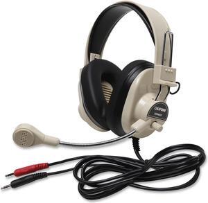 Califone Rugged Headset 2 3.5mm Plugs Beige 3066AV