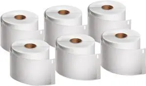 Dymo Labels LabelWriter 4"Wx2-1/4"H 6 RL/PK White 2050765