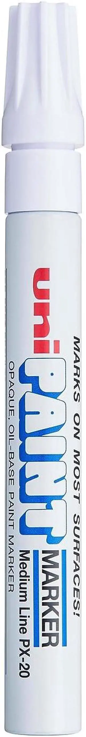 Uni PAINT Fabric Marker Medium Point White (63613) 501007