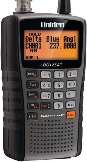 Uniden BC125AT Black/Charcoal Bearcat Handheld Scanner42 UNNBC125AT