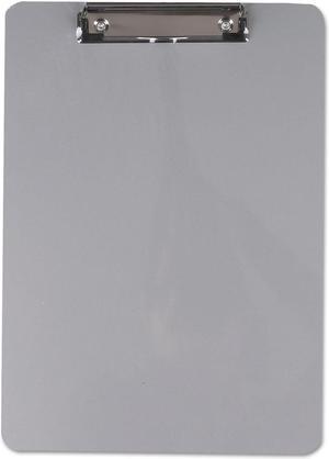 UNIVERSAL Aluminum Clipboard with Low Profile Clip 1/2" Capacity 8 x 11 1/2 Sheets 40301