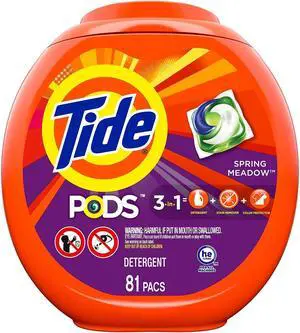 Tide PODS Free & Gentle Laundry Detergent Capsules 58 oz. 81 Capsules (91798)