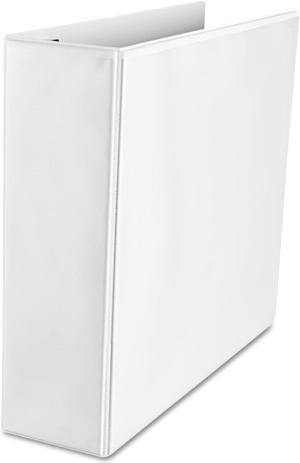 UNIVERSAL Push-Open Deluxe Plus D-Ring View Binder 3" Capacity 8-1/2 x 11 White 30752