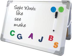 Flipside Double Sided Magnetic Dry-Erase Mobile Whiteboard Easel 20" x 16" 3/Set (FLP50002)