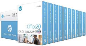 HP Office Ultra-White Paper 92 Bright 20lb 8-1/2 x 11 500/Ream 10/Carton 112101
