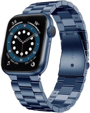 Worryfree Gadgets Classic Metal Wristband for Apple Watch Blue 38/40/41mm (WX150-BLU41) Worryfree Gadgets Classic Metal Wristband for Apple Watch Blue 38/40/41mm (WX150-BLU41)
