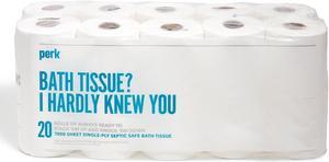 Perk Septic Safe 1-Ply Toilet Paper 1000 Sheets/Roll PK55153 Perk Septic Safe 1-Ply Toilet Paper 1000 Sheets/Roll PK55153