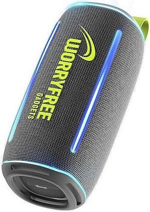 Worryfree Gadgets WP64 Wireless Bluetooth Portable Speaker Waterproof Gray (WP64-GRY)