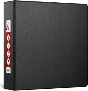MyOfficeInnovations Standard 3" 3-Ring Non-View Binder Black (26307-CC) 976164